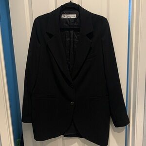 Zara Women's Elegant Black Blazer
